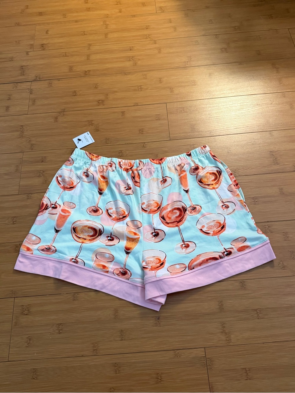 Women’s Mint & Pink Cocktail-Print Pajama Set - Picture 4 of 11